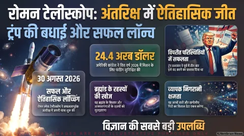NASA Roman Telescope Alert: सफल लॉन्चिंग के बाद पीसी में डोनाल्ड ट्रंप का सरप्राइज कॉल; तुरंत पढ़ें इनसाइड रिपोर्ट