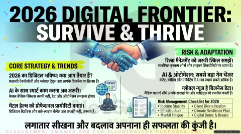 2026 की बदलती दुनिया से डिजिटल प्रोफेशनल क्या सीख सकते हैं? संकट, टेक्नोलॉजी और अवसरों के बीच नई सोच की जरूरत