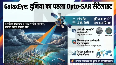 ‘Mission Drishti’ — भारतीय स्टार्टअप GalaxEye का दुनिया का पहला Opto-SAR सैटेलाइट लॉन्च के लिए तैयार