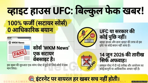 एरिका किर्क के व्हाइट हाउस UFC फाइट नाइट होस्ट करने का दावा भ्रामक, कोई आधिकारिक पुष्टि नहीं