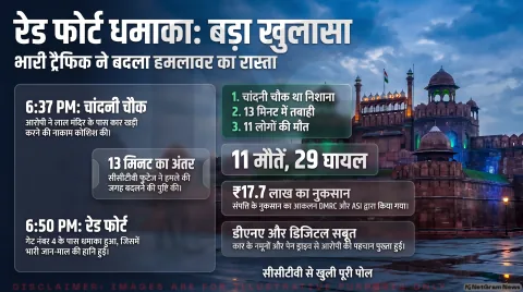 लाल मंदिर के बजाय लाल किला क्यों बना निशाना? तुरंत पढ़ें विस्तृत इनवेस्टिगेशन रिपोर्ट : Red Fort Blast NIA Chargesheet Alert