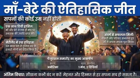 अगर आप भी उम्र की वजह से अधूरी पढ़ाई पूरी करने से कतरा रहे हैं, तो थोड़ा ठहरिए! तुरंत जानें इस माँ की संघर्ष गाथा