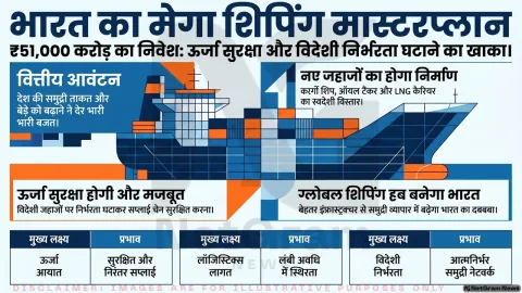 स्ट्रेट ऑफ हॉरमुज़ तनाव के बीच भारत का बड़ा दांव, 51,000 करोड़ से मजबूत होगा देश का शिपिंग बेड़ा