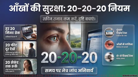 Eye Health Guidelines Alert: स्क्रीन पर काम करने वालों के लिए '20-20-20' फॉर्मूला; तुरंत पढ़ें पूरी हेल्थ एडवाइजरी