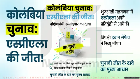 कोलंबिया चुनाव में दक्षिणपंथी उम्मीदवार ने बढ़त के बीच जीत का दावा किया
