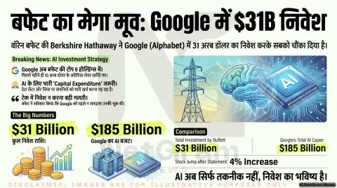 वॉरेन बफेट का बड़ा खुलासा: AI की दौड़ ने बदली निवेश रणनीति, Google में Berkshire Hathaway ने लगाए 31 अरब डॉलर