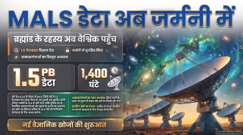 IUCAA MALS Data Mirror Alert: जर्मनी के DZA में स्थापित हुआ 1.5 PB का डेटा मिरर; दुनिया भर के खगोलविदों को सीधी पहुंच