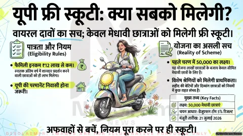 अगर आप भी हैं UP की कॉलेज छात्रा, तो न हों गुमराह! जानिए रानी लक्ष्मीबाई स्कूटी योजना की असली पात्रता और आय सीमा