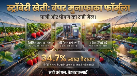 0.8 PE सिंचाई स्तर और जैविक-अकार्बनिक पोषण से फलों के TSS और एस्कॉर्बिक एसिड में सुधार की रिपोर्ट:Precision Irrigation Updates