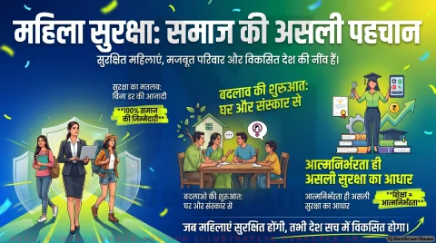 महिला सुरक्षा: एक बेहतर और सुरक्षित समाज की पहचान