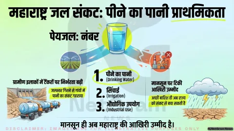 महाराष्ट्र के सूखते बांध, सरकार ने पीने के पानी को दी सर्वोच्च प्राथमिकता