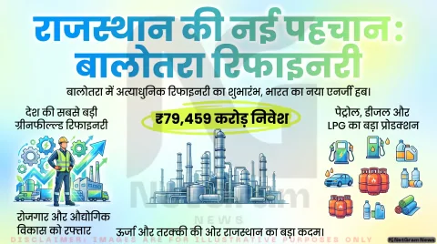 बालोतरा की HPCL राजस्थान ऑयल रिफाइनरी शुरू, 79,459 करोड़ की परियोजना से राजस्थान को मिलेगी नई पहचान