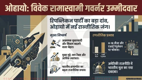ओहायो की राजनीति में नया मोड़: विवेक रामास्वामी बने रिपब्लिकन गवर्नर उम्मीदवार