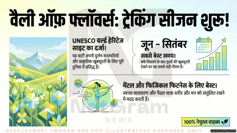 वैली ऑफ़ फ्लॉवर्स में ट्रेकिंग सीज़न की शुरुआत, प्रकृति प्रेमियों के लिए खुला हिमालय का रंगीन संसार