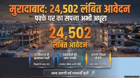 11 निकायों के 24,502 आवेदनों की स्क्रूटनी जारी; जल्द जारी होगी नई लाभार्थी सूची : PMAY Urban 2.0 Moradabad Alert