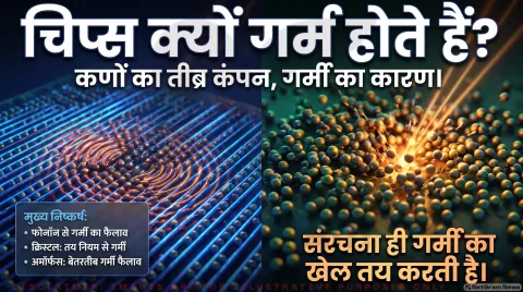 IIT इंदौर और RRCAT ने डिकोड किया फोनॉन व्यवहार; चिप कूलिंग में बड़ा कदम: Semiconductor Research Breakthrough 2026