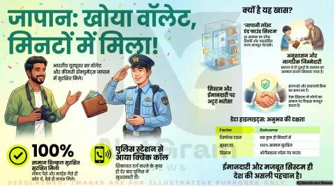 जापान में भारतीय यूट्यूबर का खोया वॉलेट कुछ ही मिनटों में मिला, लोगों ने कहा- ऐसा सिस्टम हर देश में होना चाहिए