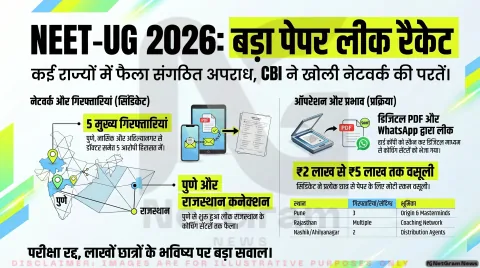 📰 NEET-UG 2026 पेपर लीक केस: पूरा मामला, जांच और नेटवर्क का विस्तार