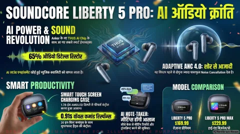 Soundcore Liberty 5 Pro और Liberty 5 Pro Max: AI और ANC का दमदार कॉम्बिनेशन