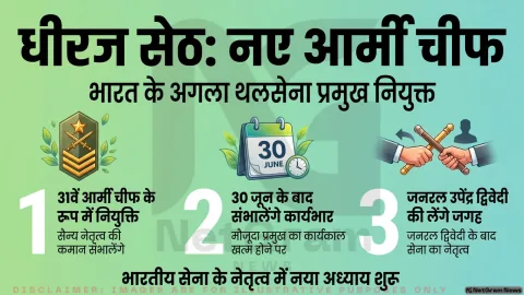 लेफ्टिनेंट जनरल धीरज सेठ होंगे भारतीय सेना के नए प्रमुख, 30 जून के बाद संभालेंगे कमान