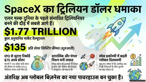 SpaceX के ऐतिहासिक IPO ने बदला निवेश का समीकरण, क्या एलन मस्क बनेंगे दुनिया के पहले ट्रिलियनियर?