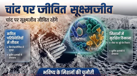 Lunar Microbiology Alert: चांद पर सुप्त अवस्था में रह सकते हैं धरती के सूक्ष्मजीव; NASA Science Report से तुरंत पढ़ें पूरी रिसर्च
