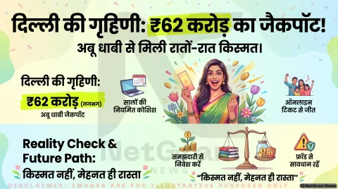 दिल्ली की गृहिणी की चमकी किस्मत, अबू धाबी लॉटरी में जीते करीब 62 करोड़ रुपये