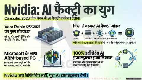 Computex 2026 में Nvidia का बड़ा दांव, Vera Rubin प्लेटफॉर्म के साथ ‘AI फैक्ट्री’ मॉडल पर जोर