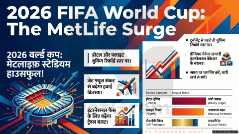 2026 FIFA विश्व कप से पहले ही “हाउसफुल” माहौल, MetLife Stadium बना फुटबॉल टूरिज़्म का नया सुपरहब