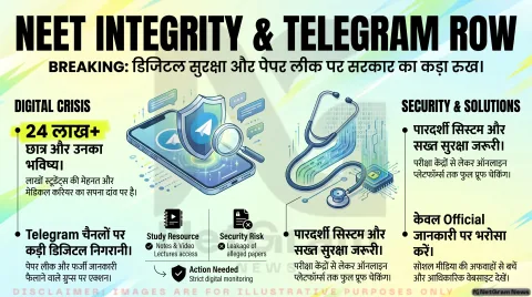 NEET विवाद के बीच Telegram पर कार्रवाई की चर्चा, छात्रों में परीक्षा को लेकर फिर बढ़ी चिंता