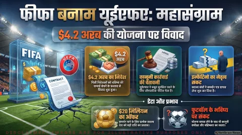 FIFA President Election 2027: चुनाव से पहले जियानी इन्फैंटिनो के खिलाफ बगावत, कई देशों ने वापस लिया समर्थन!