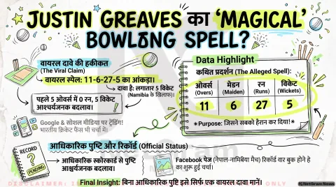 Justin Greaves Google Trends Live: वायरल मीम पेज से शुरू हुआ दावों का सिलसिला; जानिए वेस्टइंडीज़ क्रिकेटर के रिकॉर्ड का पूरा गणित