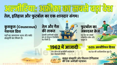 अल्जीरिया देश का पूरा परिचय: इतिहास, संस्कृति, भूगोल और जीवनशैली