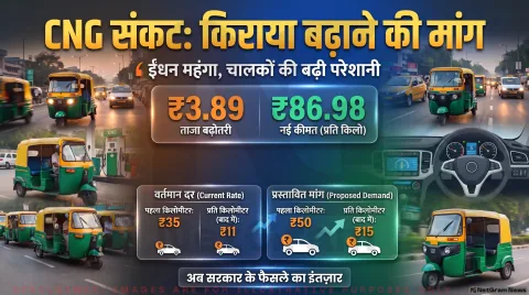 ₹3.89 प्रति किलो CNG बढ़ने के बाद किराया बढ़ाने की मांग; तुरंत पढ़ें चालकों का नया प्रपोजल : Delhi Auto Fare Hike Alert