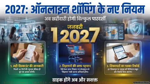 1 जनवरी 2027 से लागू होंगे कड़े नियम; प्रायर प्राइसिंग और डार्क पैटर्न पर रोक : Consumer Protection E-Commerce Rules 2026 Alert