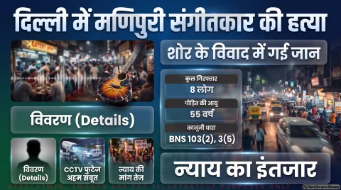 देर रात शोर पर टोकने से भड़के ढाबा कर्मचारी 55 वर्षीय संगीतकार की पीट-पीटकर हत्या, 8 पकड़े गए : Delhi Kilokari Crime Alert