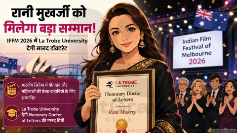 रानी मुखर्जी को मिलेगा बड़ा सम्मान, IFFM 2026 में La Trobe University देगी मानद डॉक्टरेट
