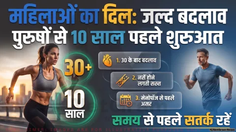 30 की उम्र के बाद पल्स प्रेशर में बदलाव; पुरुषों की तुलना में 10 साल पहले सतर्कता जरूरी : Women Heart Health Alert 2026