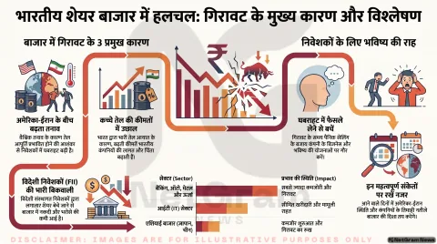 शेयर बाजार में बड़ी गिरावट, सेंसेक्स 600 अंक से ज्यादा टूटा, निफ्टी 24,000 के करीब पहुंचा