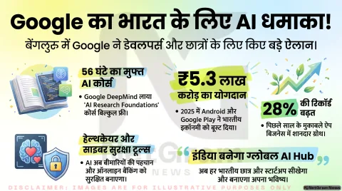 Google I/O Connect India 2026: Google ने लॉन्च किए नए AI टूल और मुफ्त कोर्स, डेवलपर्स को मिलेगा बड़ा फायदा