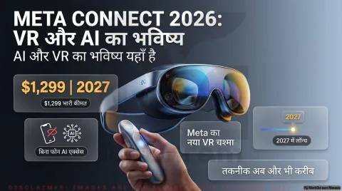$1,299 में लॉन्च हुए Meta VR Glasses; 2027 की शुरुआत में शुरू होगी सेल : Meta Connect 2026 Hardware Alert
