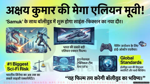 अक्षय कुमार की नई साइंस-फिक्शन फिल्म ‘Samuk’: क्या बॉलीवुड को मिलने जा रही है अपनी सबसे बड़ी एलियन एक्शन मूवी?