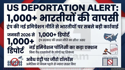 अमेरिका से 1,000 से ज्यादा भारतीय डिपोर्ट, ट्रंप की सख्त इमिग्रेशन नीति का बढ़ा असर