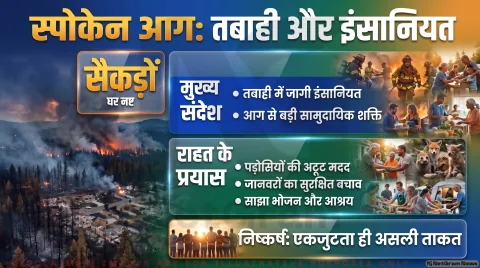 जब राख होने लगे घर, तो जागा इंसानियत का समंदर! जानिए स्पोकेन की आग में अनजान लोगों ने कैसे बचाईं जानें?