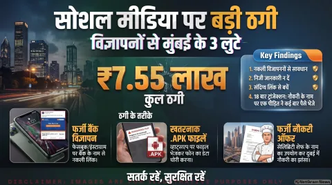 Facebook और Instagram विज्ञापनों से मुंबई में ₹7.55 लाख की ठगी; जानिए बचने के उपाय : Cyber Crime Alert 2026