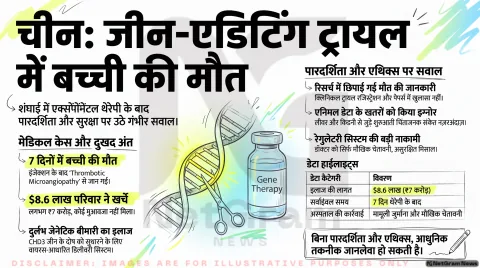 China Gene Editing Controversy Alert: इंसानी जीन बदलने के ट्रायल में 6 साल की बच्ची की मौत; तुरंत पढ़ें रिसर्च पेपर छिपाने की पूरी इनसाइड स्टोरी