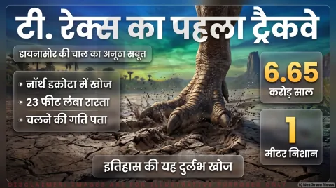3.4 से 4.5 मील प्रति घंटे की गति से चलता था टी-रेक्स; जानिए लिवरपूल जॉन मूरेस यूनिवर्सिटी का विश्लेषण :Paleobiology Research Updates