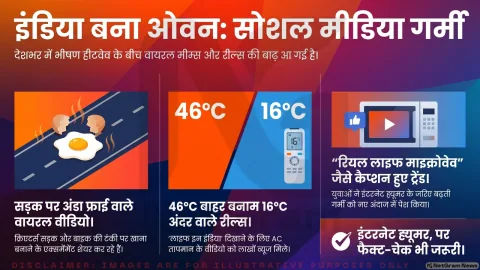 “पूरा इंडिया ओवन बन गया है”: हीटवेव पर मीम्स, रील्स और सोशल मीडिया की अलग ही गर्मी