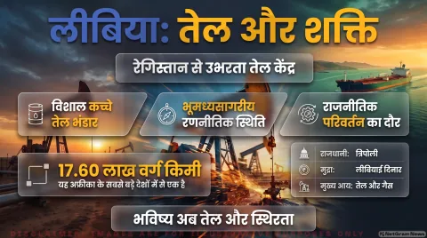 क्या आप जानते हैं लीबिया के भूगोल और राजनीति की असली स्थिति? प्रतियोगी परीक्षाओं और सामान्य ज्ञान के लिए तुरंत पढ़ें
