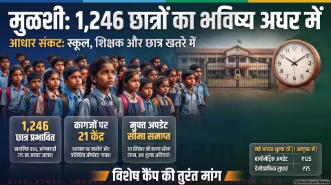 मुळशी के 934 स्कूली और 315 आंगनवाड़ी छात्रों का भविष्य अधर में; विशेष कैंप की मांग: Maharashtra Primary Education Updates